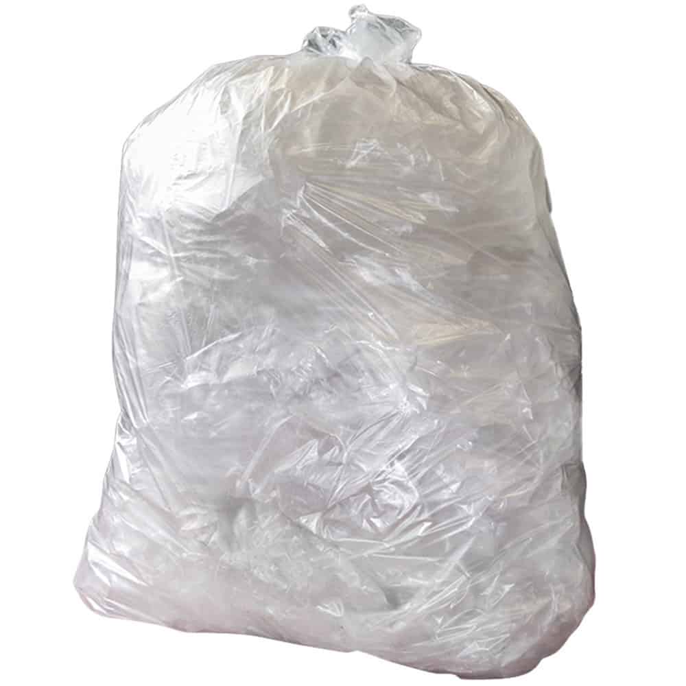 Refuse Sack 457/725mm x 975mm 18" x 29" x 39" - Clear -110ltr