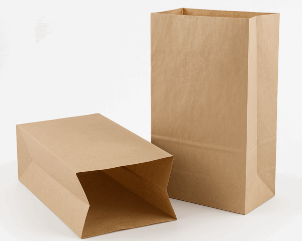 Kraft Paper Bag 150mm x 215mm x 310mm - 3lb Block Bottom