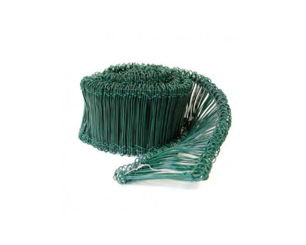 Green PVC Coated Sack Ties 150mm x 1.4mm - Pack of 3000
