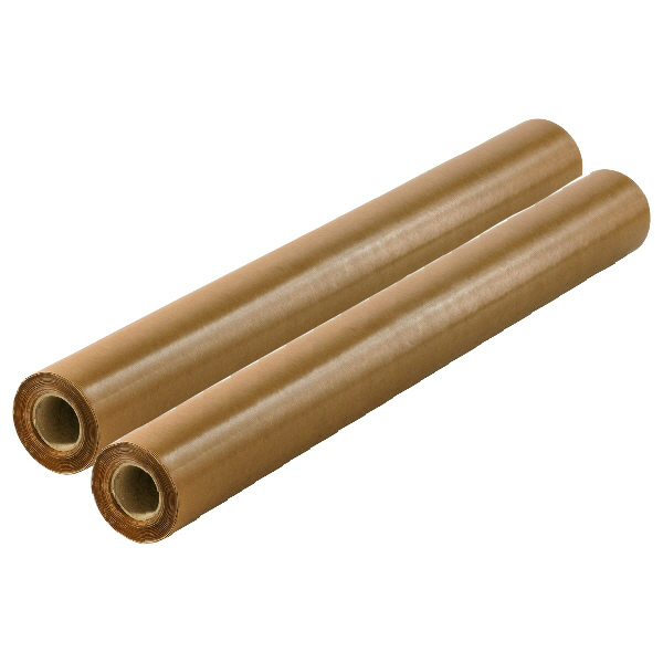 Paper Roll Waxed Kraft 900mm x 100m 55gsm