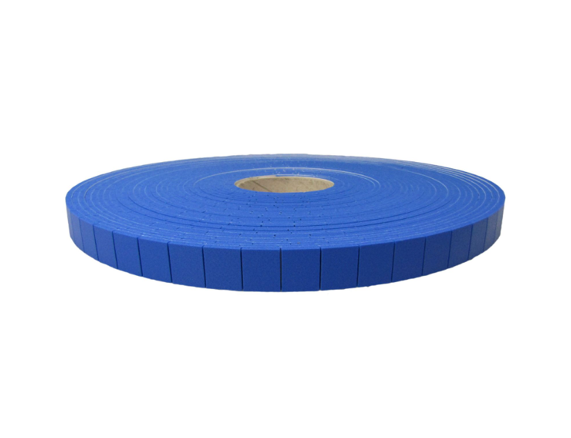 Self Adhesive Low Tack Glass Pads 20mm x 18mm - 1000 per roll