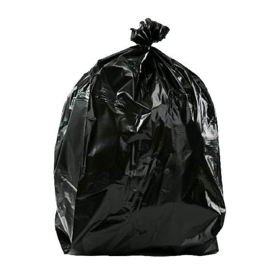 Refuse Sack 457/725mm x 975mm 18" x 29" x 39" - Black -110ltr