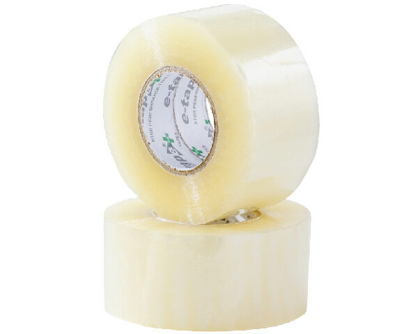 E-Tape 48mm x 200m Solvent - PET - Clear - 85% Recycled Content