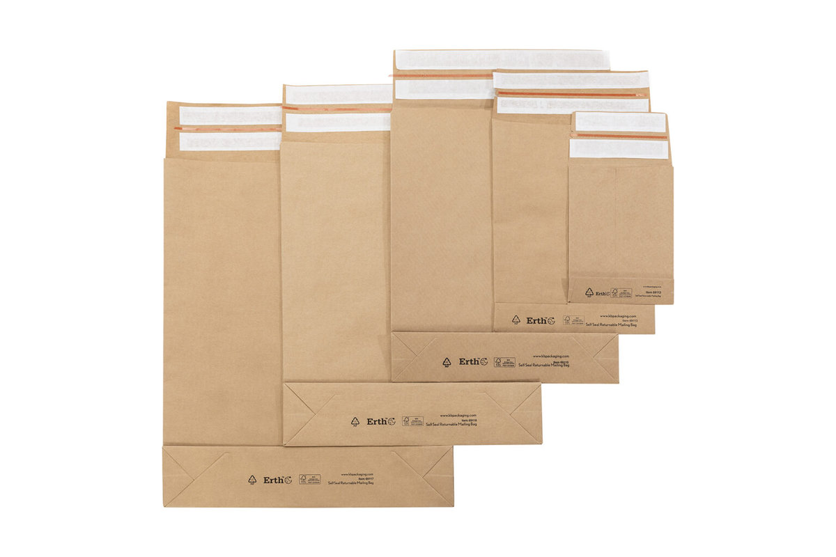 Paper Mailing Bag 400mm x 500mm x 100mm + 100mm