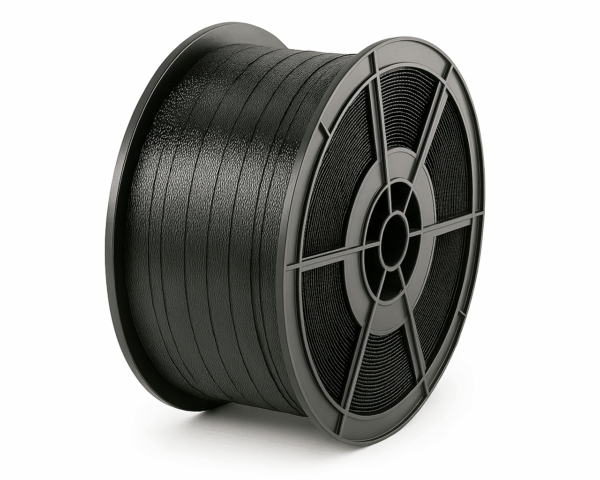 Strapping Plastic 12mm x 2000m x 0.55mm - Black