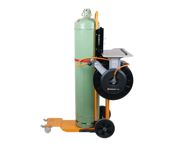 Ripack Gas Bottle Carrier Trolley 932 + 15m Hose Reel