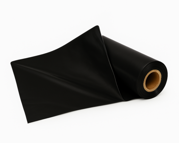 Polythene Heat Shrink Film BLACK 1500/3000mm x 125Mu x 66m - Centre Folded