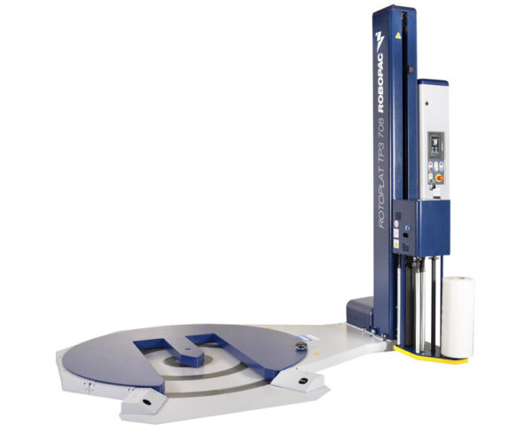 Robopac Rotoplat Pallet Wrapping Machine - Pallet Jack Loading
