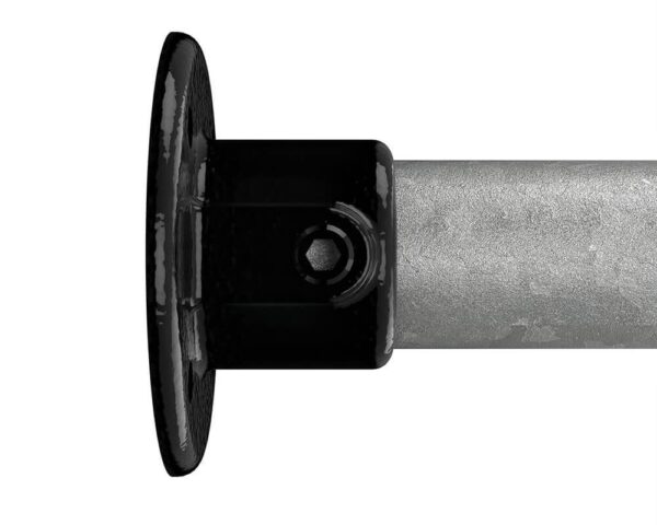 Wall Flange - Black Powder Coated