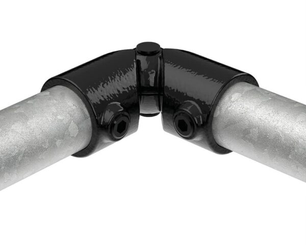 In-line Swivel Fitting - Black Powder Coated