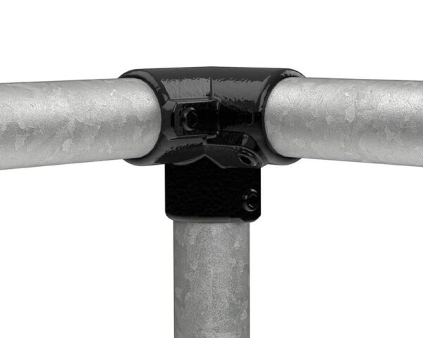 3 Way 90 Degree Elbow - Black Powder Coated