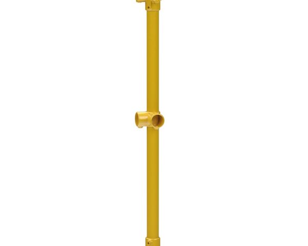 Corner Post For 48.3mm Tube - Yellow Powder Coated