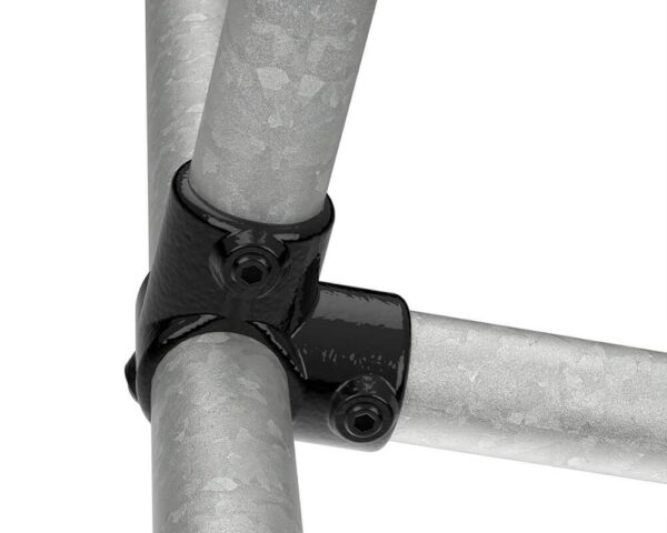 Corner / Through Tube - Black Powder Coated