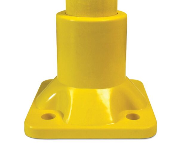 GRP Barrier System Base Foot Yellow