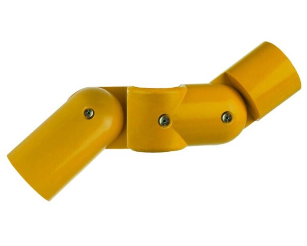 GRP Barrier System Double Adjustable Yellow