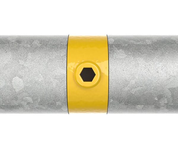 Internal Joint For 48.3mm Tube - Yellow Powder Coated