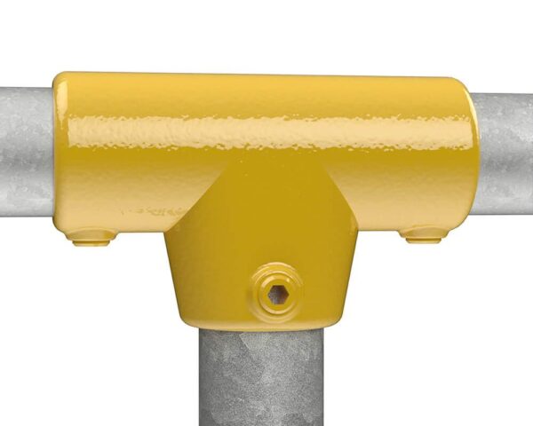 Long Tee Gradient For 48.3mm Tube - Yellow Powder Coated