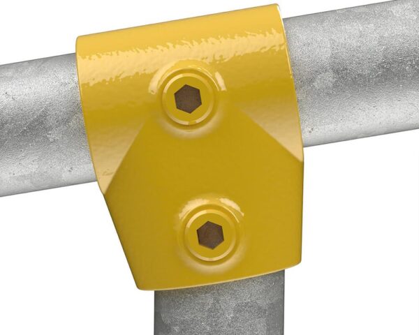 Short Tee Gradient For 48.3mm Tube - Yellow Powder Coated