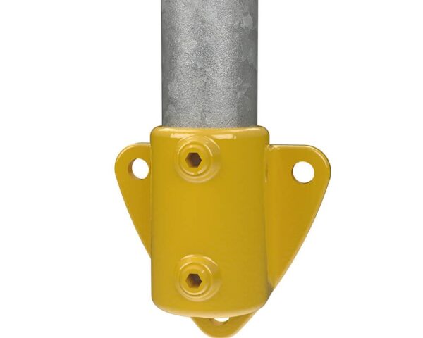 Side Palm Fixing For 48.3mm Tube - Yellow Powder Coated