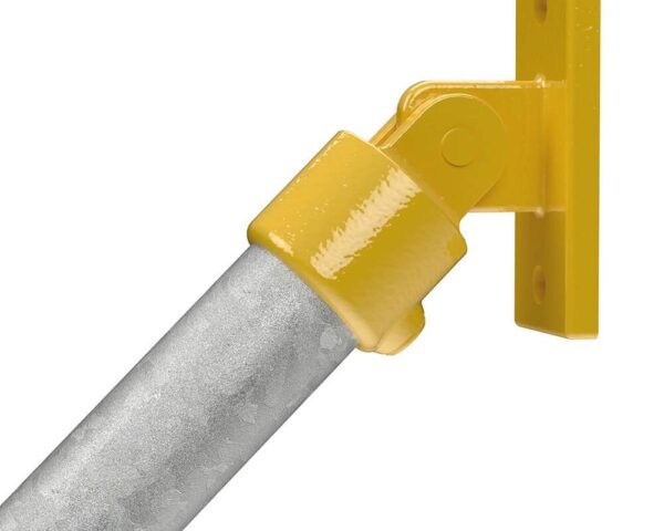 Swivel Base For 48.3mm Tube - Yellow Powder Coated