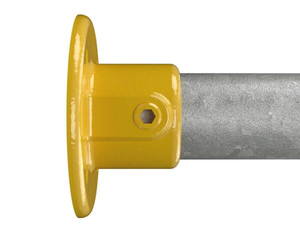 Wall Flange For 48.3mm Tube - Yellow Powder Coated