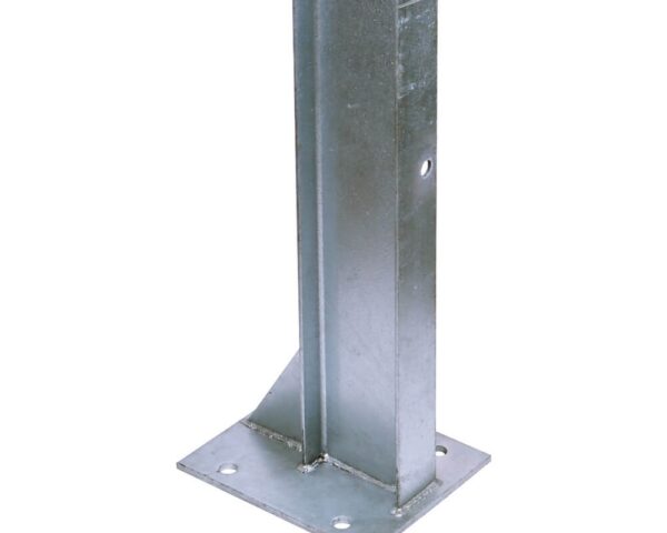 Armco Barrier Post 760mm Bolt Down 150x75mm