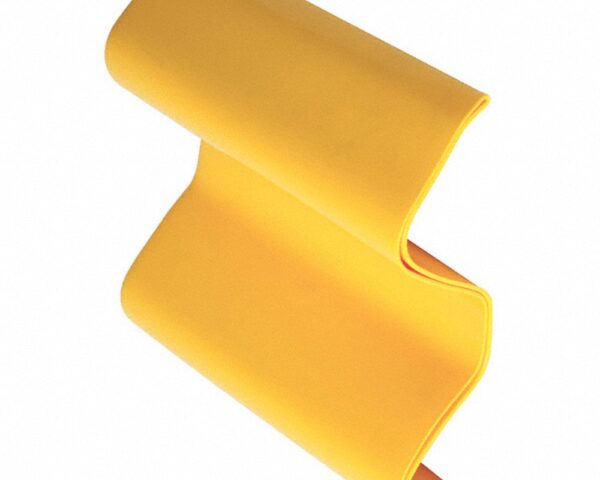Armco Barrier Rubber End Sheath - Yellow